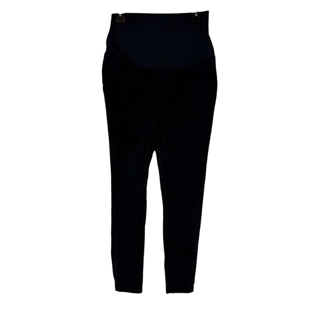 Ingrid & Isabel Jegging Jeans Womens S Black Maternity Overbelly Stretch Denim
